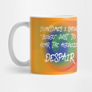 RAINBOW RECTANGLE BINGO DESPAIR Mug